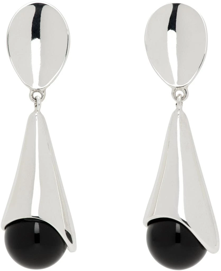 Sophie Buhai Silver Onyx Anna Earrings 1