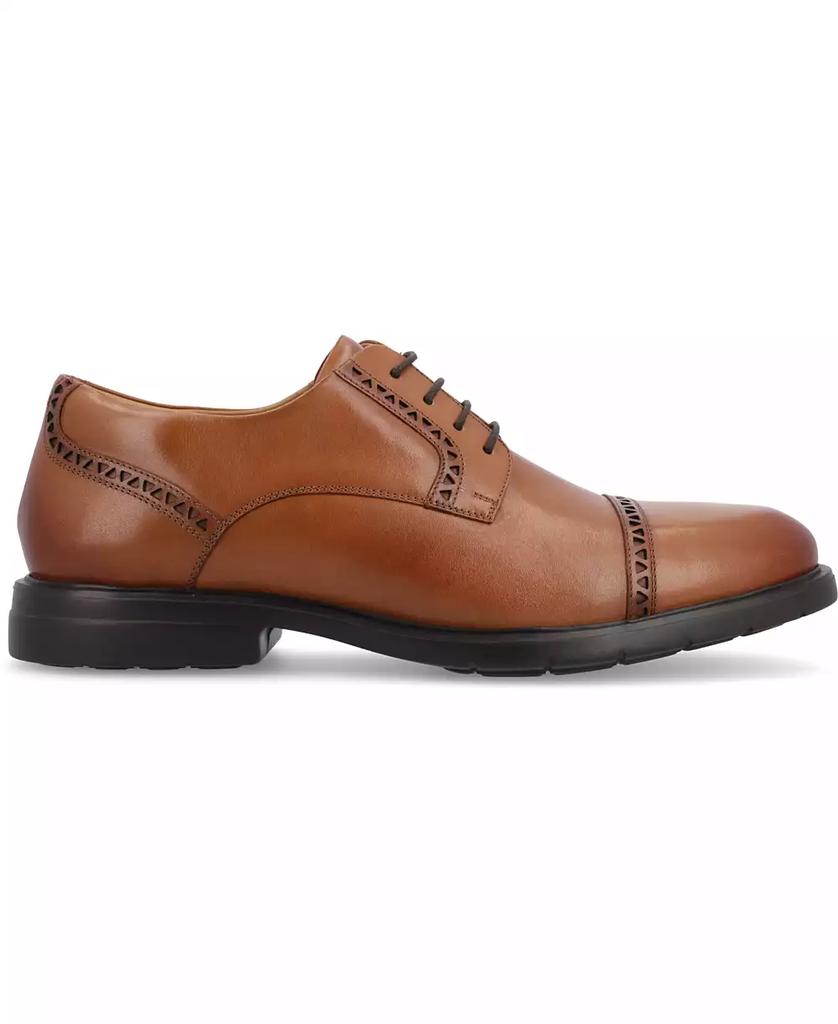 Thomas & Vine Men's Kendrick Wide Width Cap Toe Derby Dress Shoes