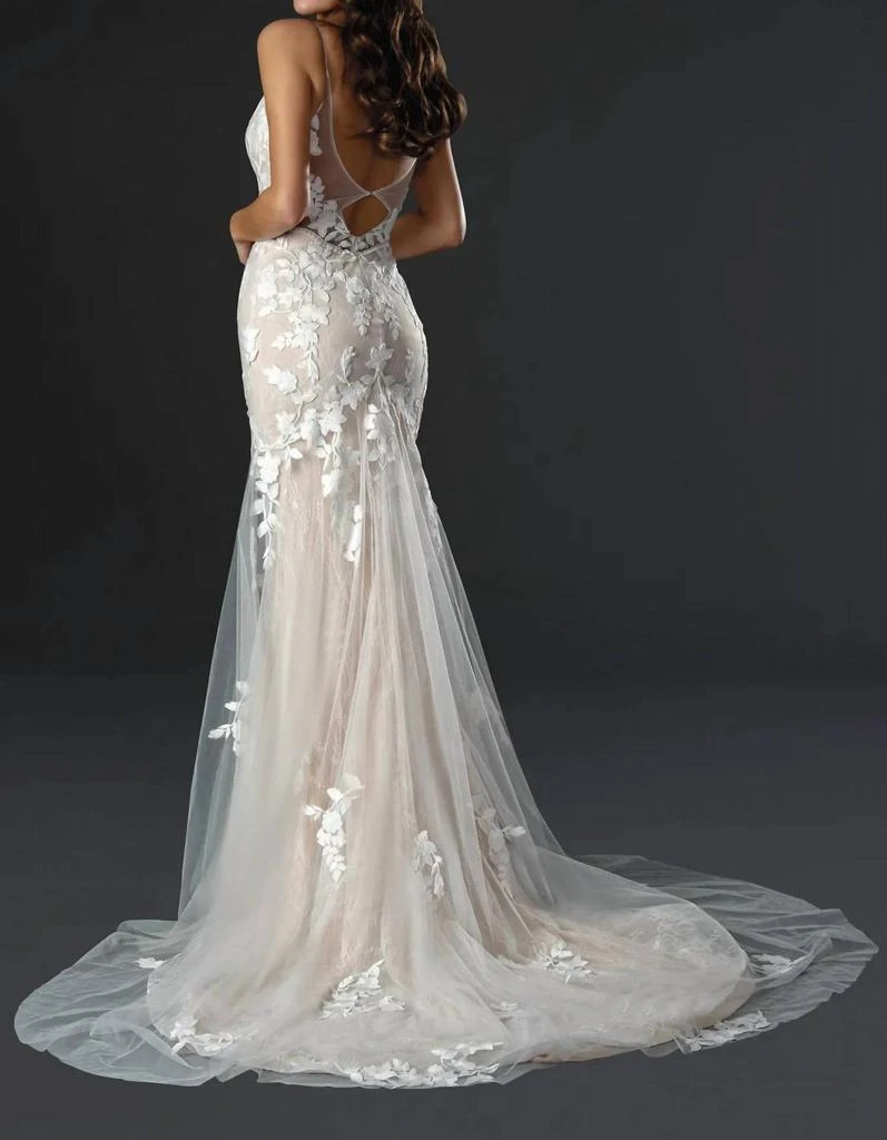 Stella Couture Stella Couture - Romantic Lace Fit And Flare Bridal Gown 2