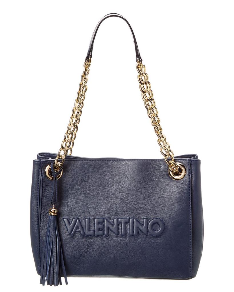 Mario Valentino Grace Logo Leather Shoulder Bag - Shoulder