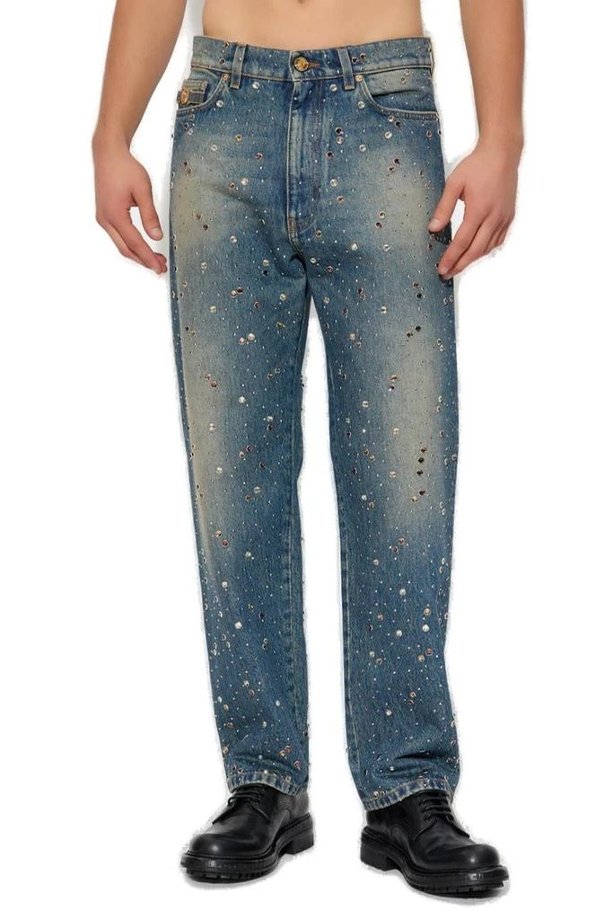 Versace Versace Embellished Denim Jeans 2