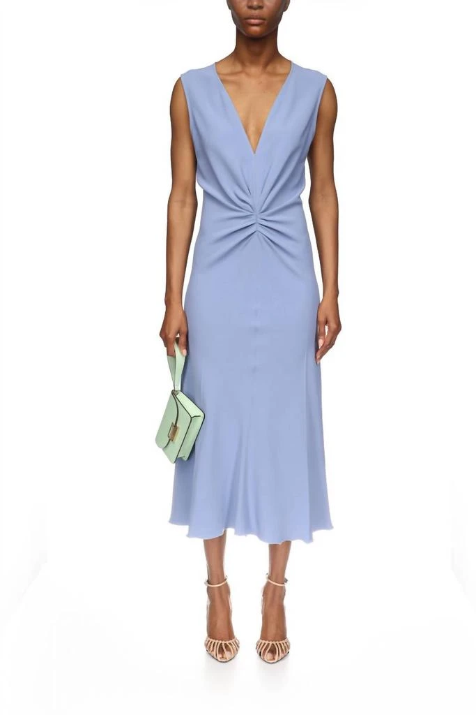 spring dresses midi length Floral Print Midi Dress