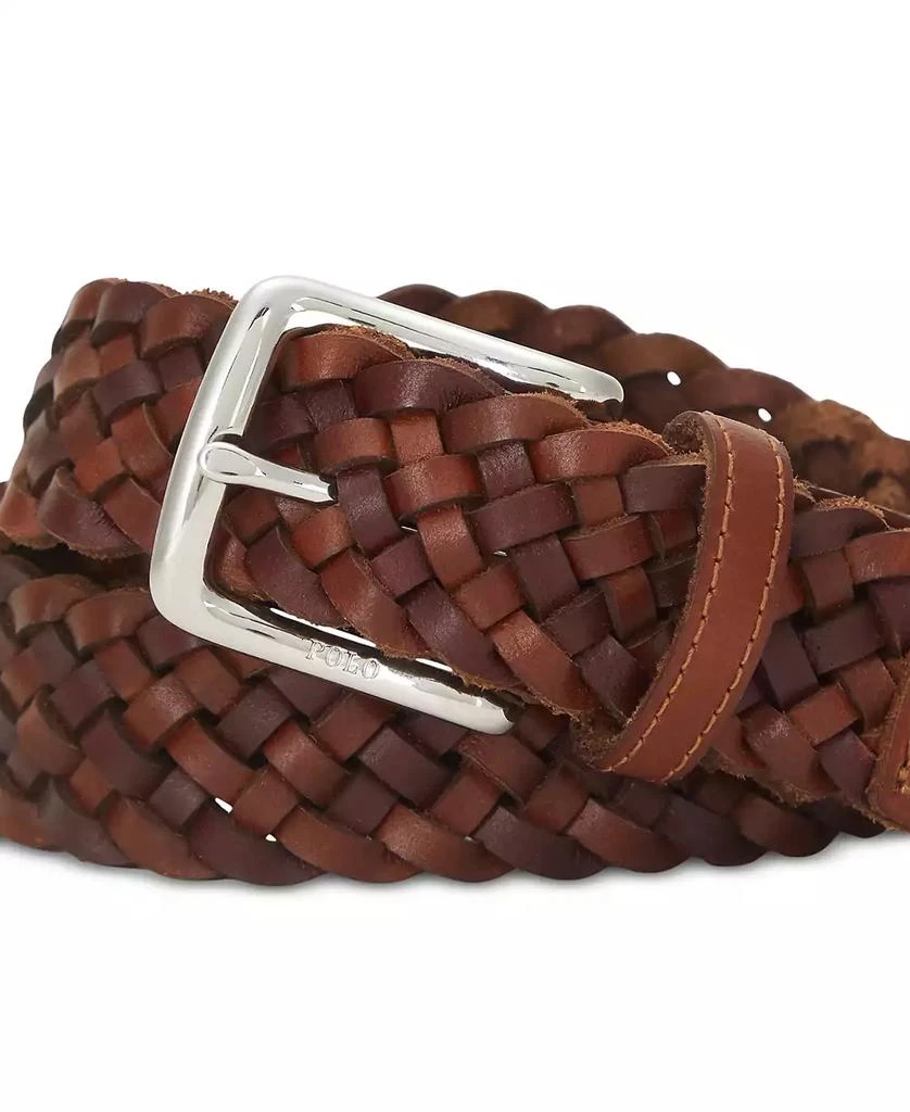 Ralph Lauren Men's Braided Leather Belt 2