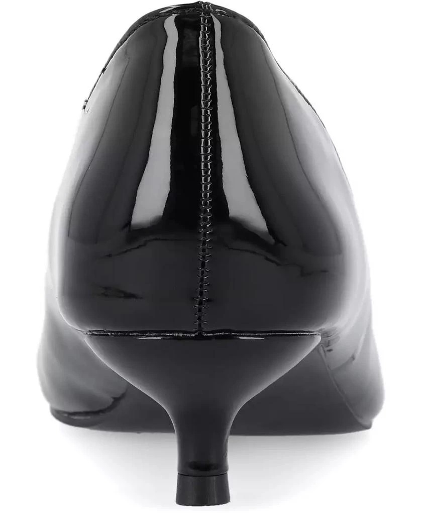 Journee Collection Women's Rumi Pointed Toe Kitten Heel Pumps 3