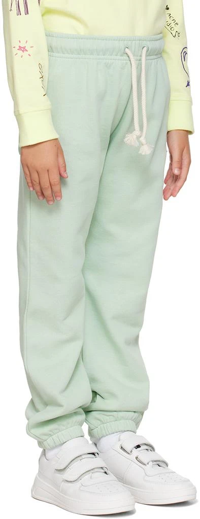 Acne Studios Kids Green Patch Sweatpants 2