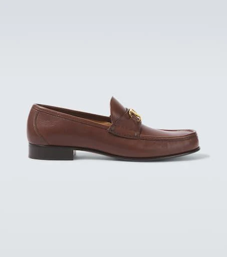 Valentino VLogo Signature leather loafers 1
