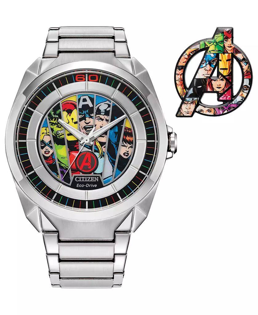 Citizen Eco-Drive Men's Marvel Classic Avengers Stainless Steel Bracelet Watch 43mm
