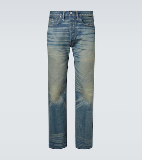 RRL Indigo Vintage 5-Pocket Canfield Jeans - Pants - Compare