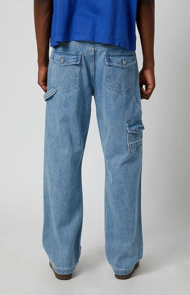 PacSun Medium Indigo Baggy Carpenter Jeans 4