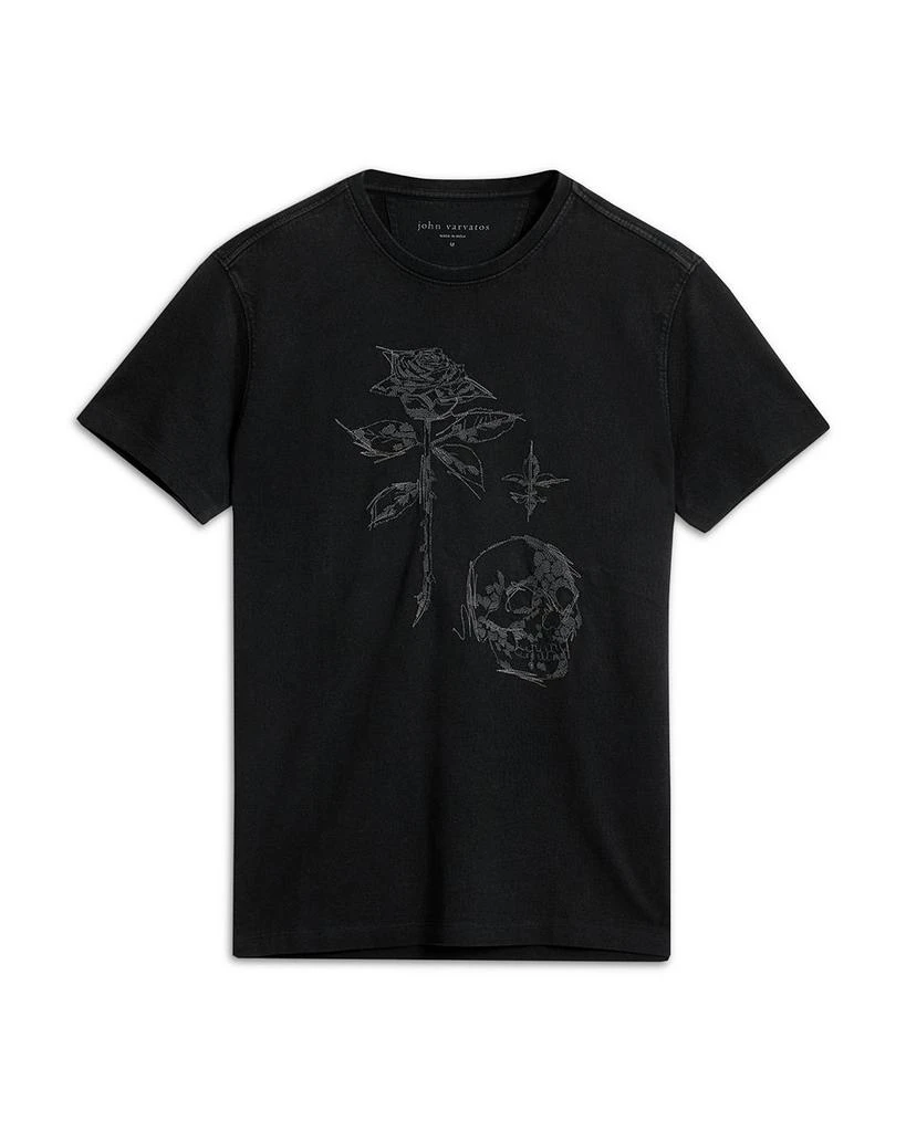 John Varvatos Rose & Skull Tee 7