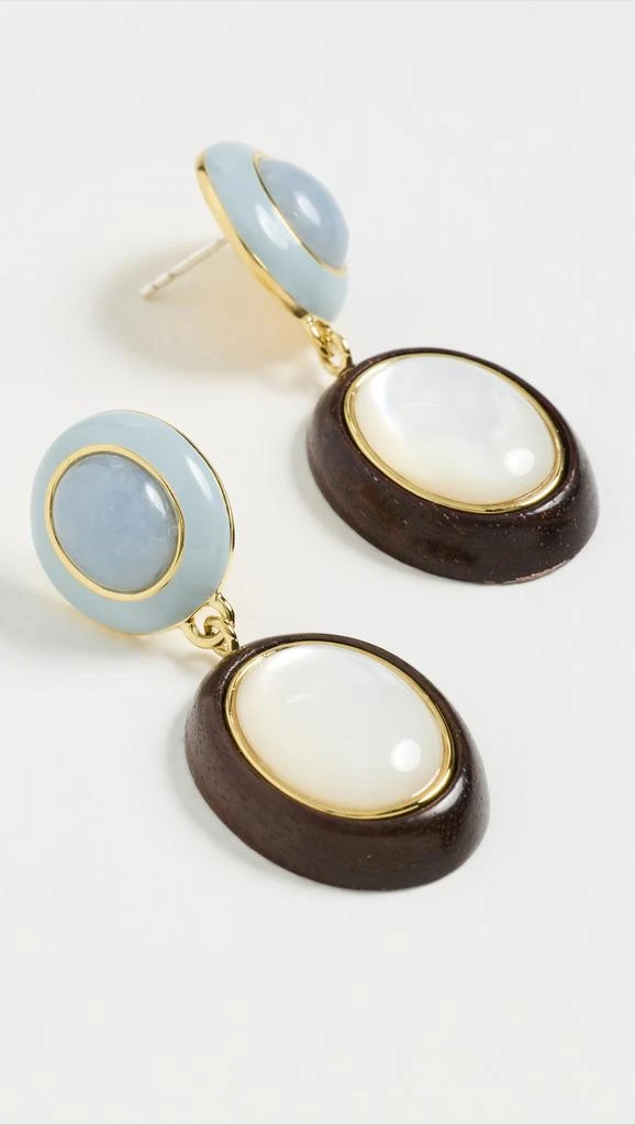 Lizzie Fortunato Papaya Earrings In Pearl 3