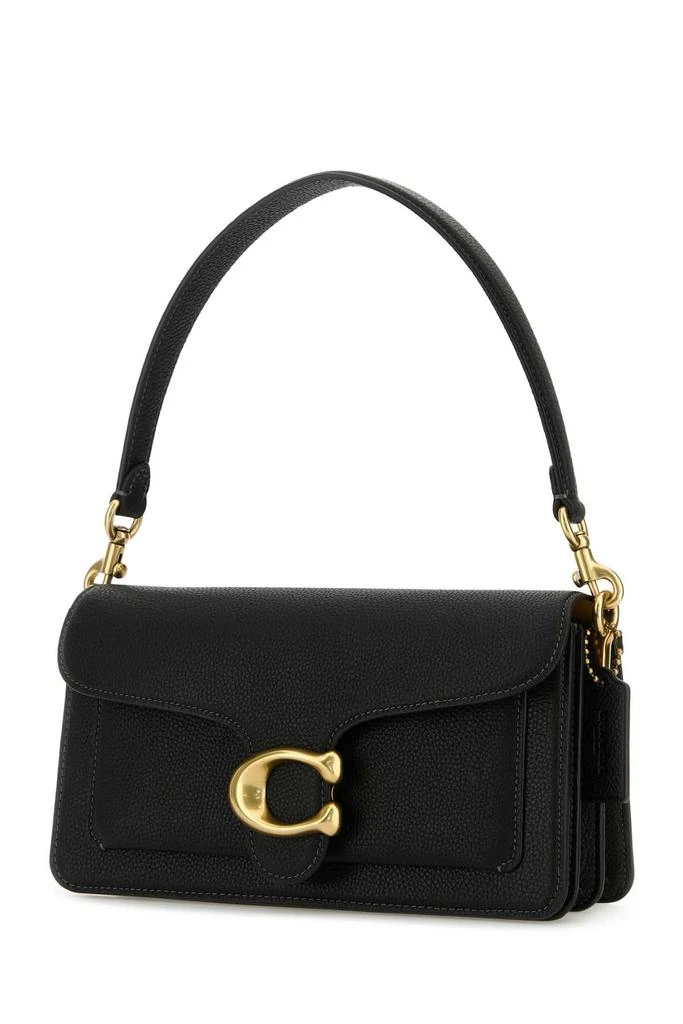 Coach BLACK LEATHER TABBY 26 HANDBAG 2
