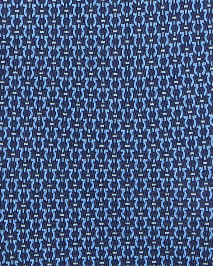 Salvatore Ferragamo Silk Classic Gancini Link Tie 3