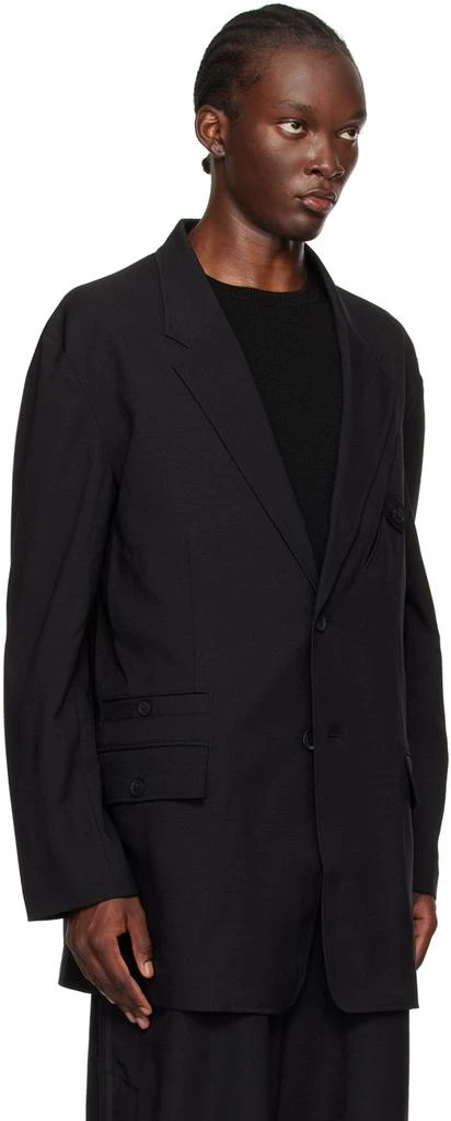 Y-3 Black Sport Uniform Blazer 2