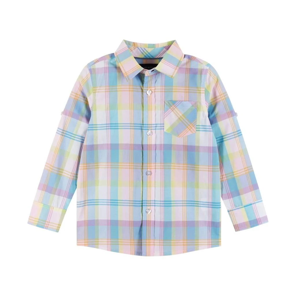 Andy & Evan Andy & Evan - Boy's Buttondown Shirt & Pants Set 3