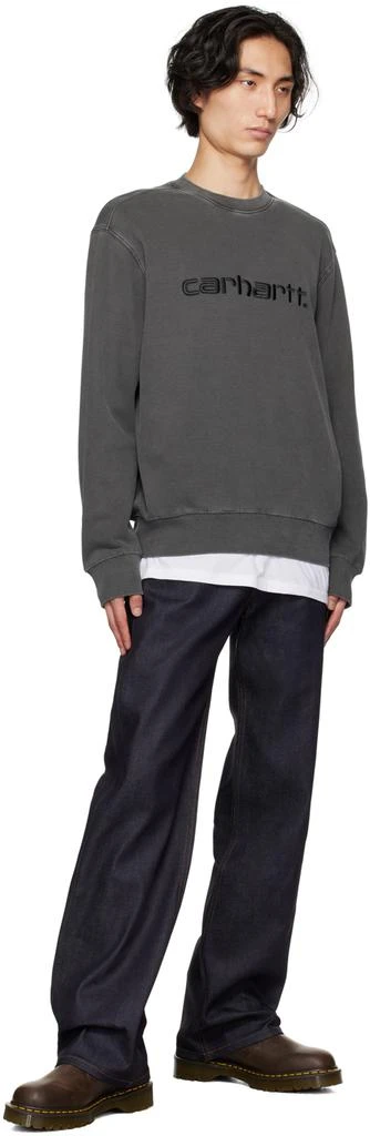 Carhartt Work In Progress Gray Duster Sweatshirt 4