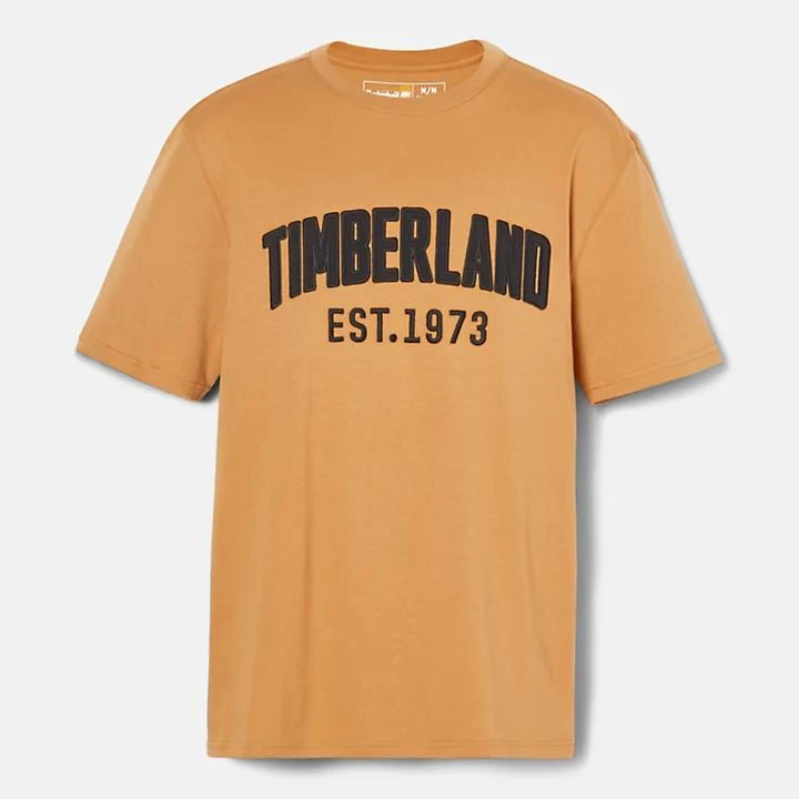 Timberland Modern Wash Brand Carrier Tee for Men in Orange 6