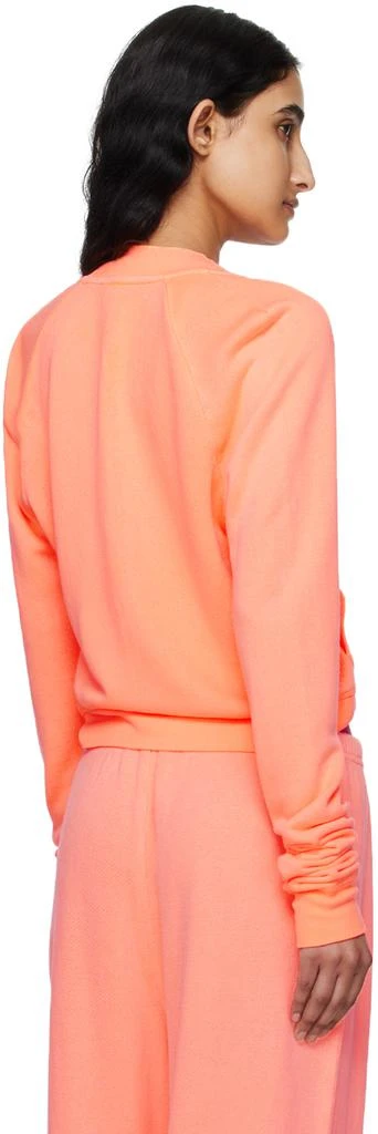 SKIMS Orange Modal French Terry Shrunken Zip Up Sweatshirt 3