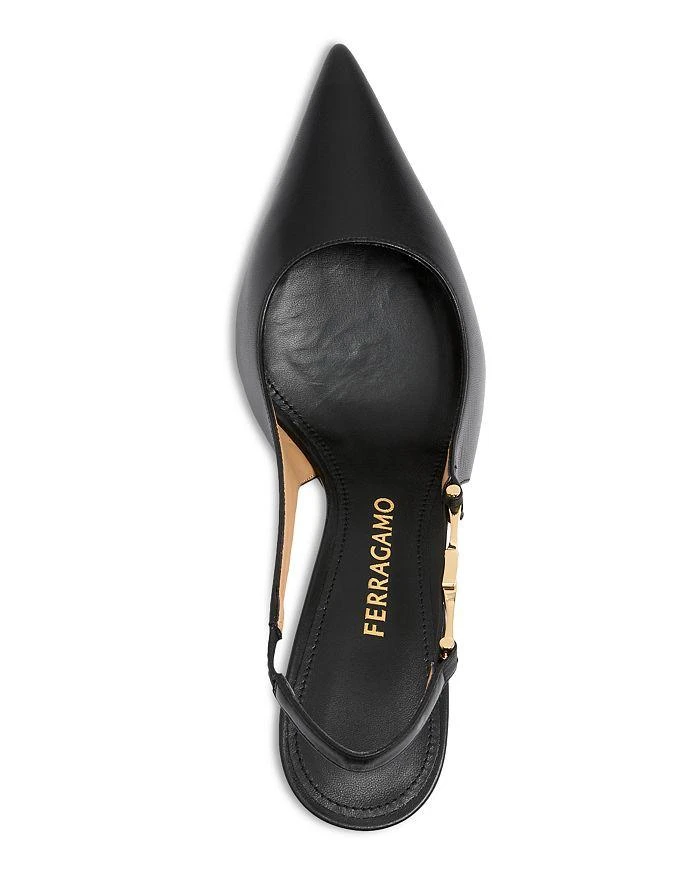 Salvatore Ferragamo Women
s Tally 70 Slingback Pumps 3