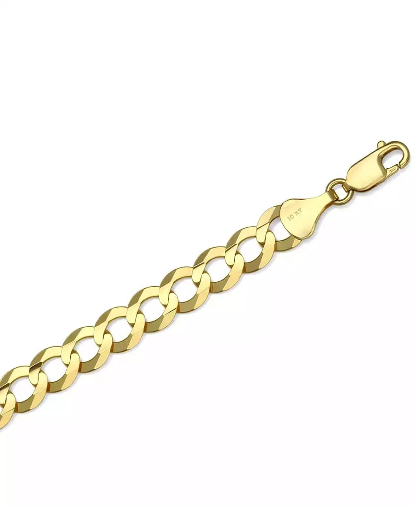 Italian Gold 30" Open Curb Link Chain Necklace (8mm) in Solid 10k Gold 3