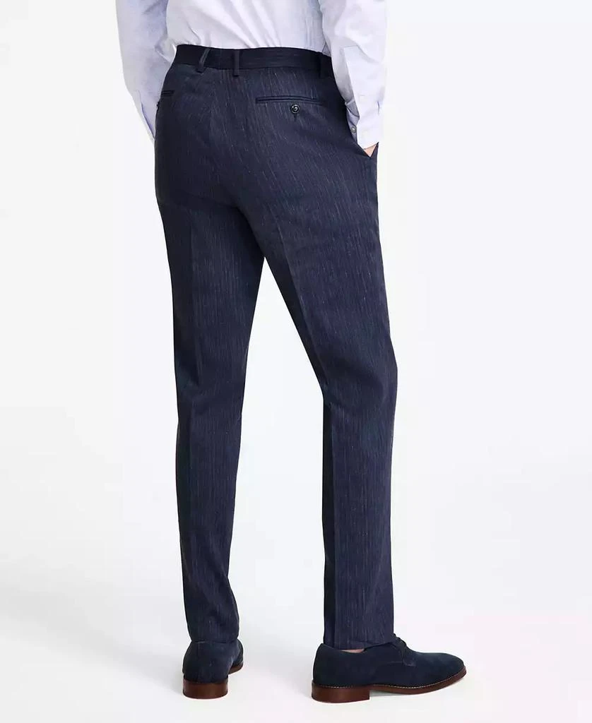 Michael Kors Men's Classic Fit Linen Suit Pant 4