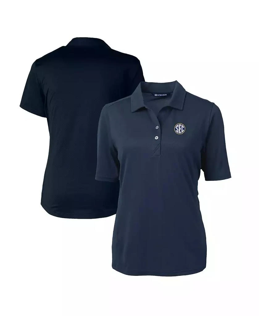 Cutter & Buck Women's Navy SEC Gear DryTec Virtue Eco Pique Polo 1
