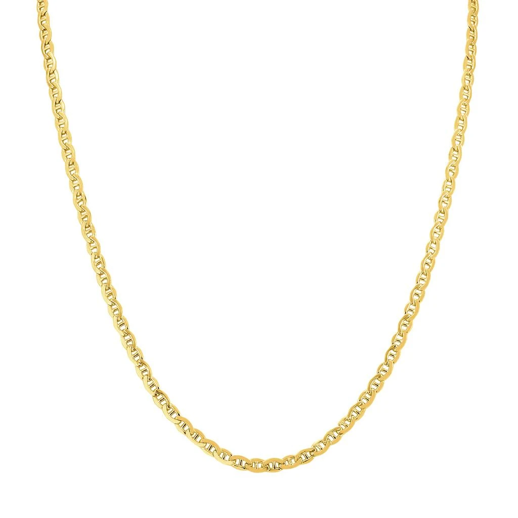 Monary 14K Yellow Gold Filled 3.2MM Mariner Link Chain with Lobster Clasp - 20 Inch 1