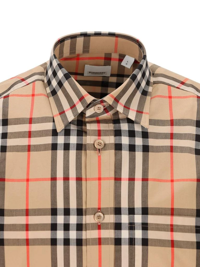 Burberry Burberry Long Sleeved Checked Buttoned Shirt 3