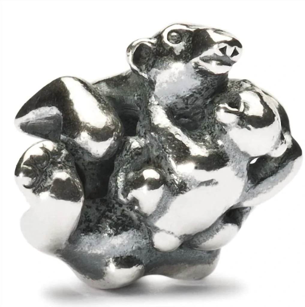 Trollbeads Trollbeads - Women's Polar Bear & Baby Bead Charm