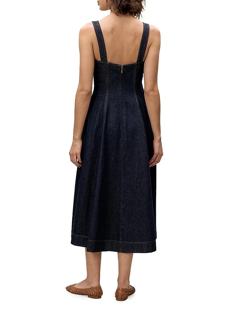 chinese dress ladies Tencel Gabrielle Midi Dress – Sozy main image 1
