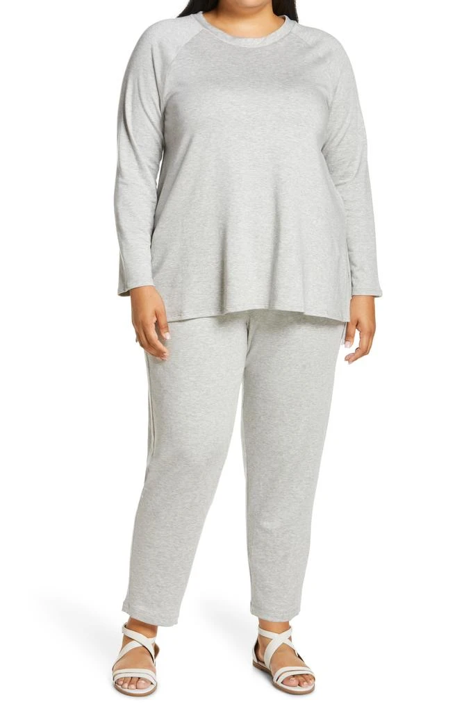 Eileen Fisher Slouch Fleece Ankle Pants 7