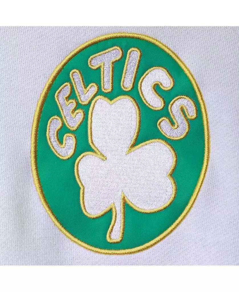 Mitchell & Ness Men's Kelly Green Boston Celtics Hardwood Classics 2008 NBA Finals Fusion 2.0 Colorblock Pullover Hoodie 4