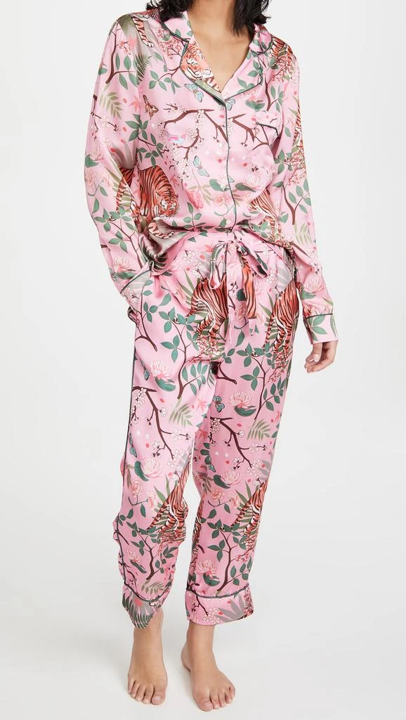 Karen Mabon Tiger Blossom Pajama Set