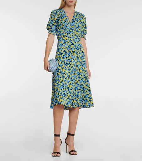 Diane von Furstenberg Jemma printed wrap dress 2