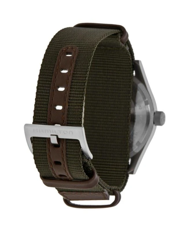 Hamilton Hamilton Khaki Field Mechanical 42mm Black Dial Textile Strap Men's Watch H69529933 4