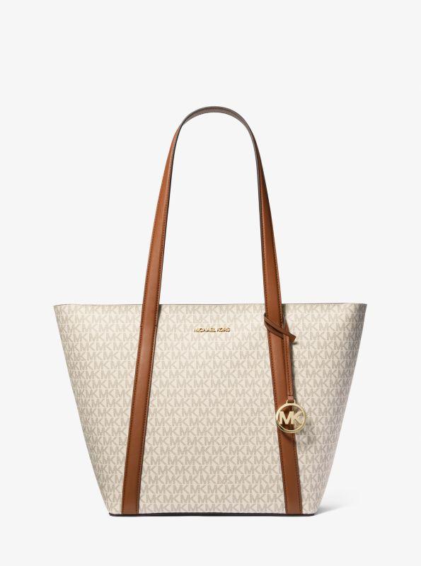 michael_kors Pratt Large Signature Logo Tote Bag