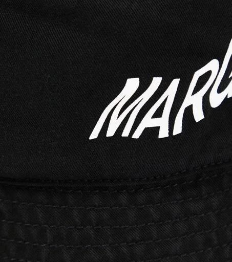 MM6 Logo cotton bucket hat 2