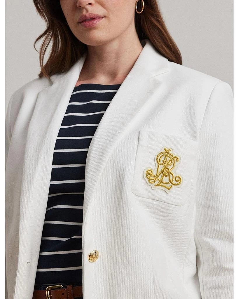 Ralph Lauren Plus Bullion Jacquard Blazer 4