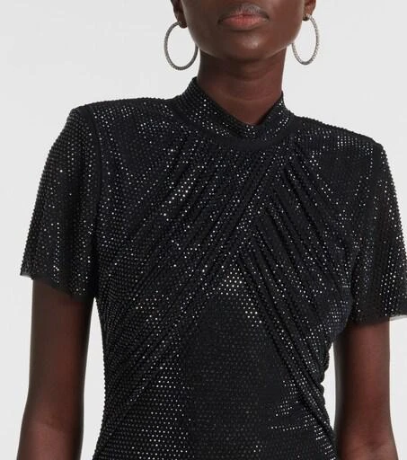 self portrait black rhinestone dress Self Portrait Lace Rhinestone Gown Size XS