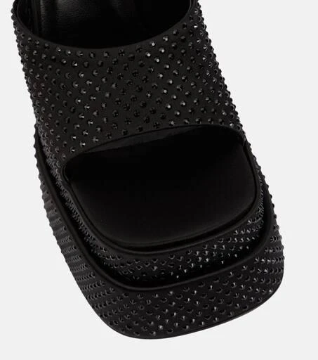 Versace Medusa Aevitas embellished platform sandals 6
