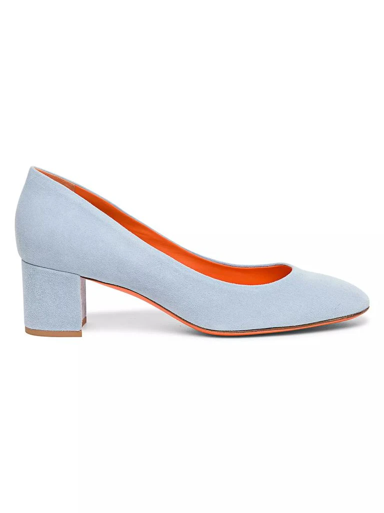 Santoni Fight 50MM Suede Pumps 1