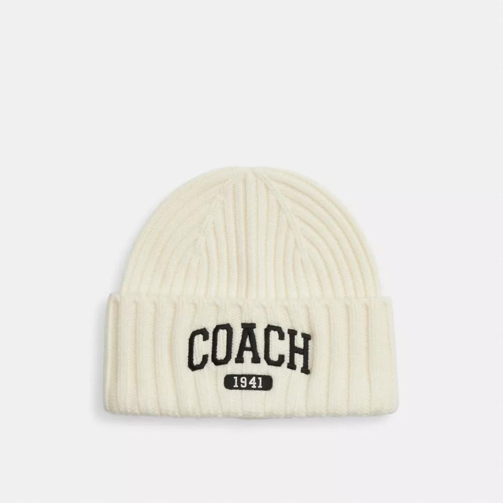 Coach Coach 1941 Embroidered Knit Beanie