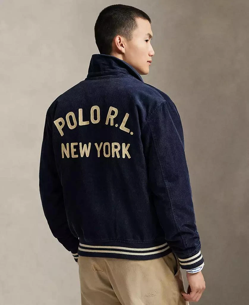 Ralph Lauren Men's Corduroy Letterman Jacket 4