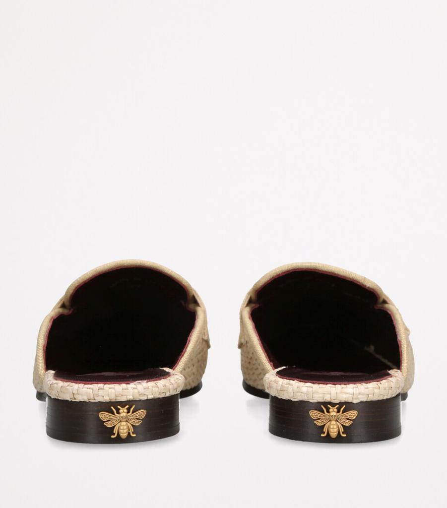 Bougeotte Raffia Slip-On Mules