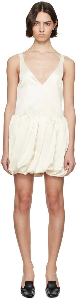 JW Anderson Off-White Rolled Hemline Cami Minidress 1