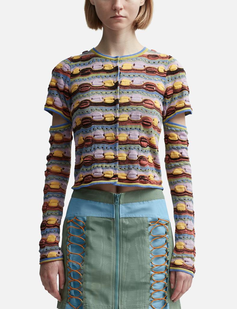 Brain Dead Bubble Knit Cardigan