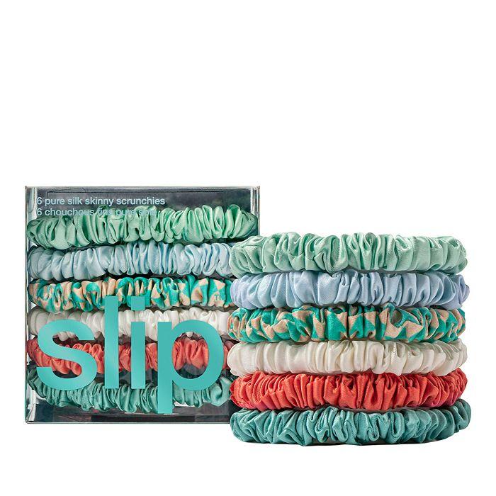 slip Pure Silk 6-Pack Skinny Scrunchies