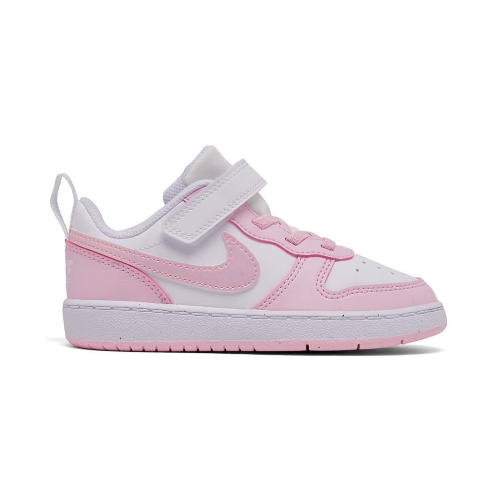 Nike Toddler Girls Court Borough Low Recraft Adjustable Strap Casual Sneakers from Finish Line
