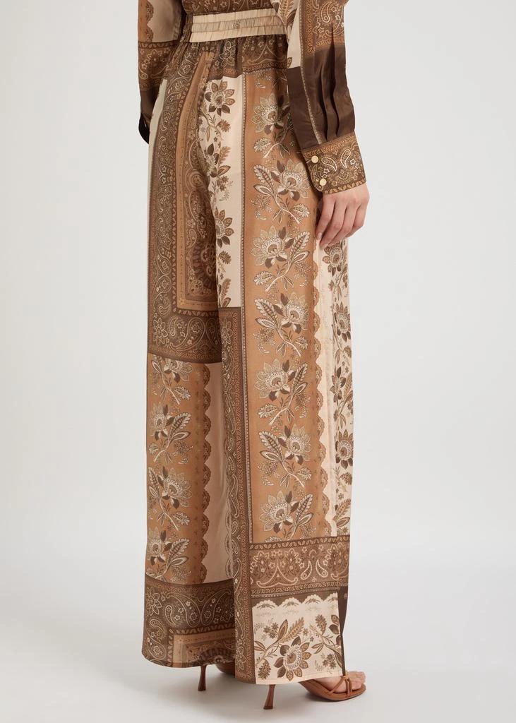 Zimmermann Lucky printed silk trousers 3