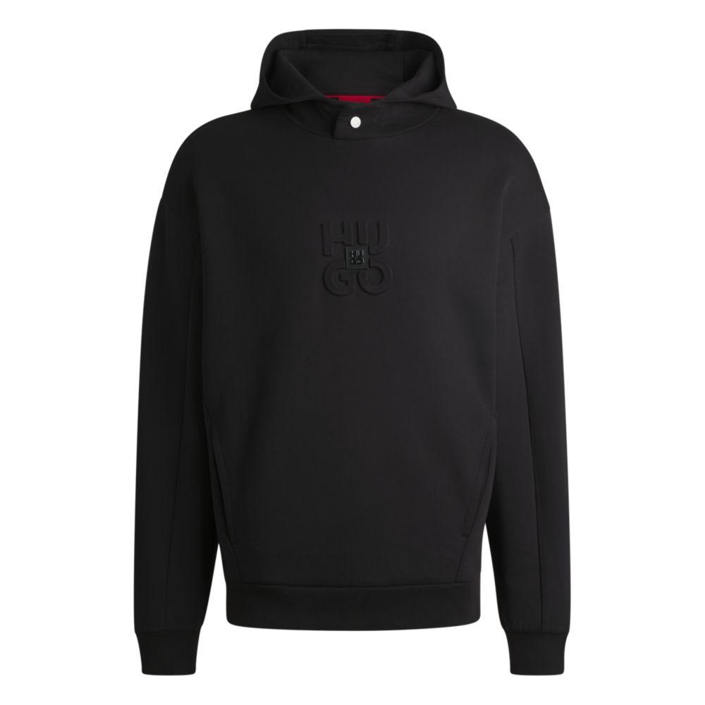 Hugo Boss Interlock hoodie with stacked logos